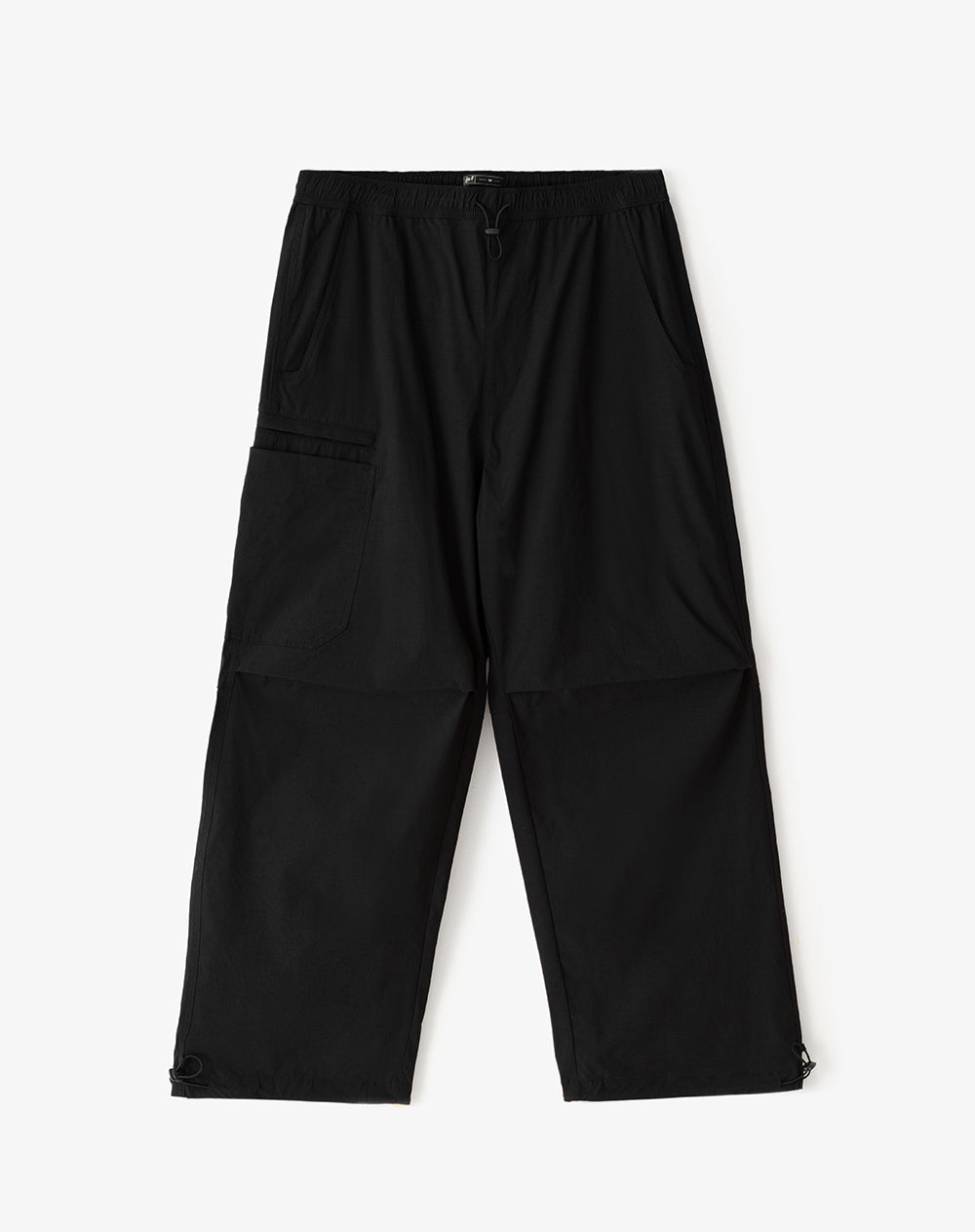 Pantalón loose fit tiro medio negro