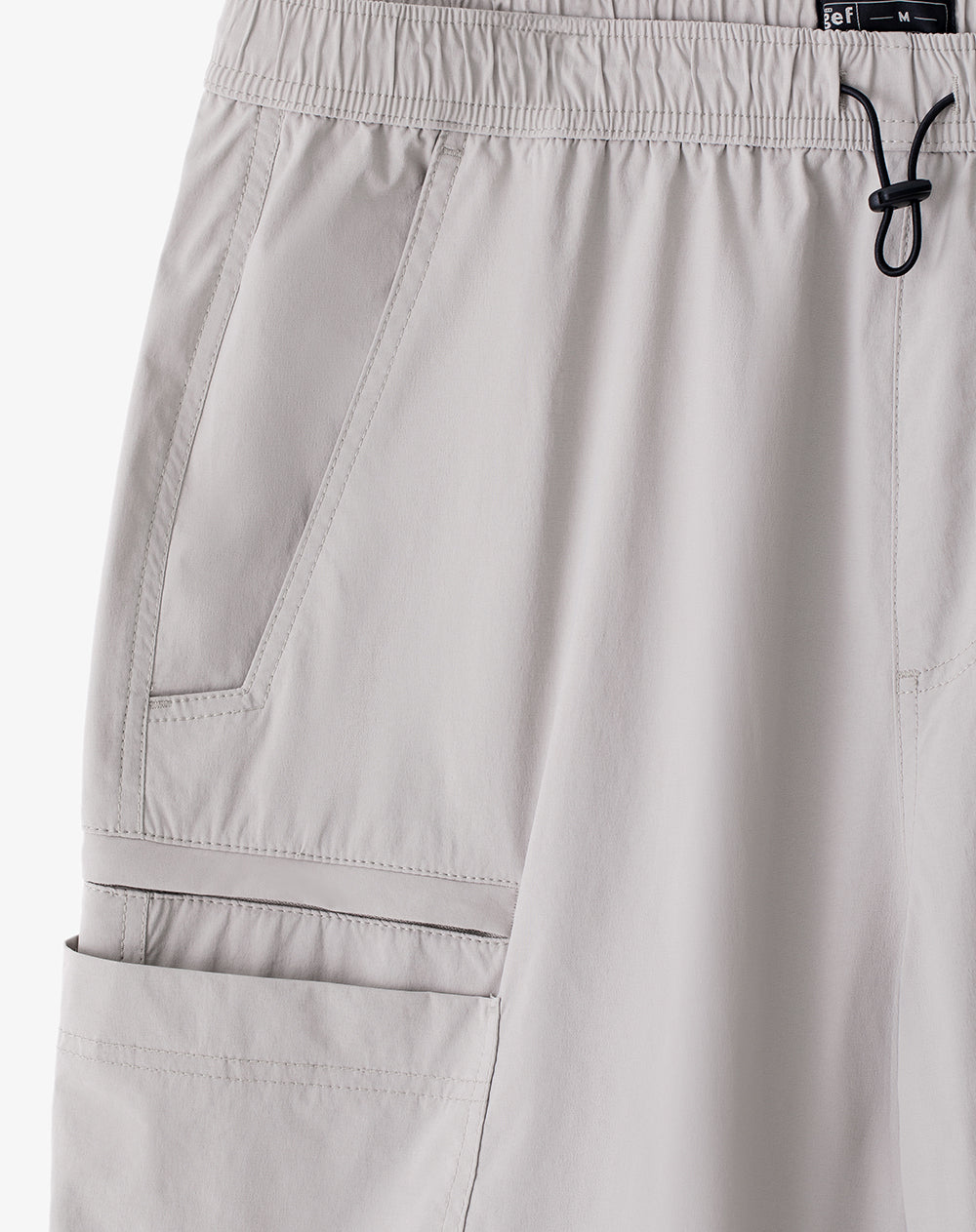 Pantalón loose fit tiro medio taupe