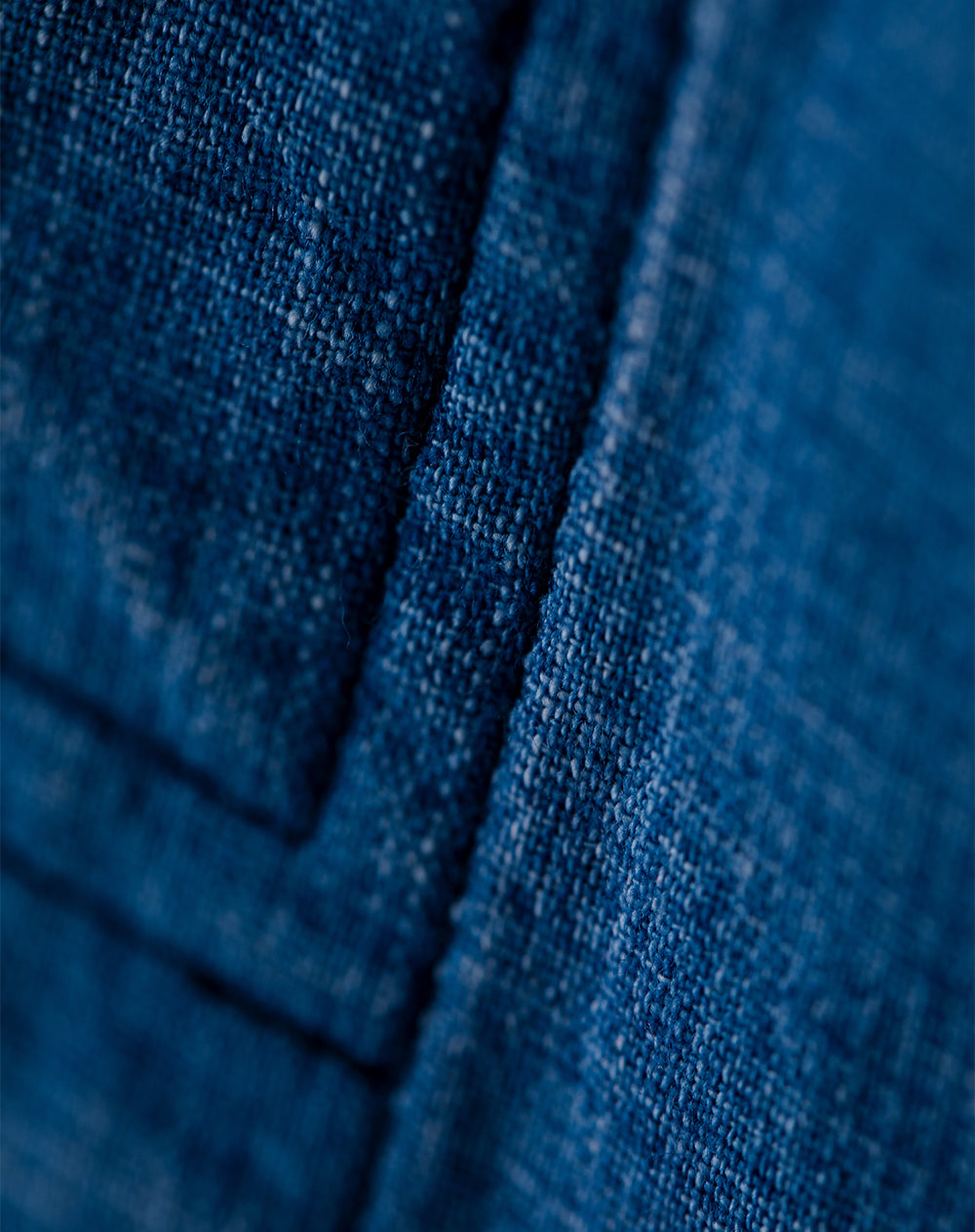 Camisa regular fit manga larga azul con cuadros