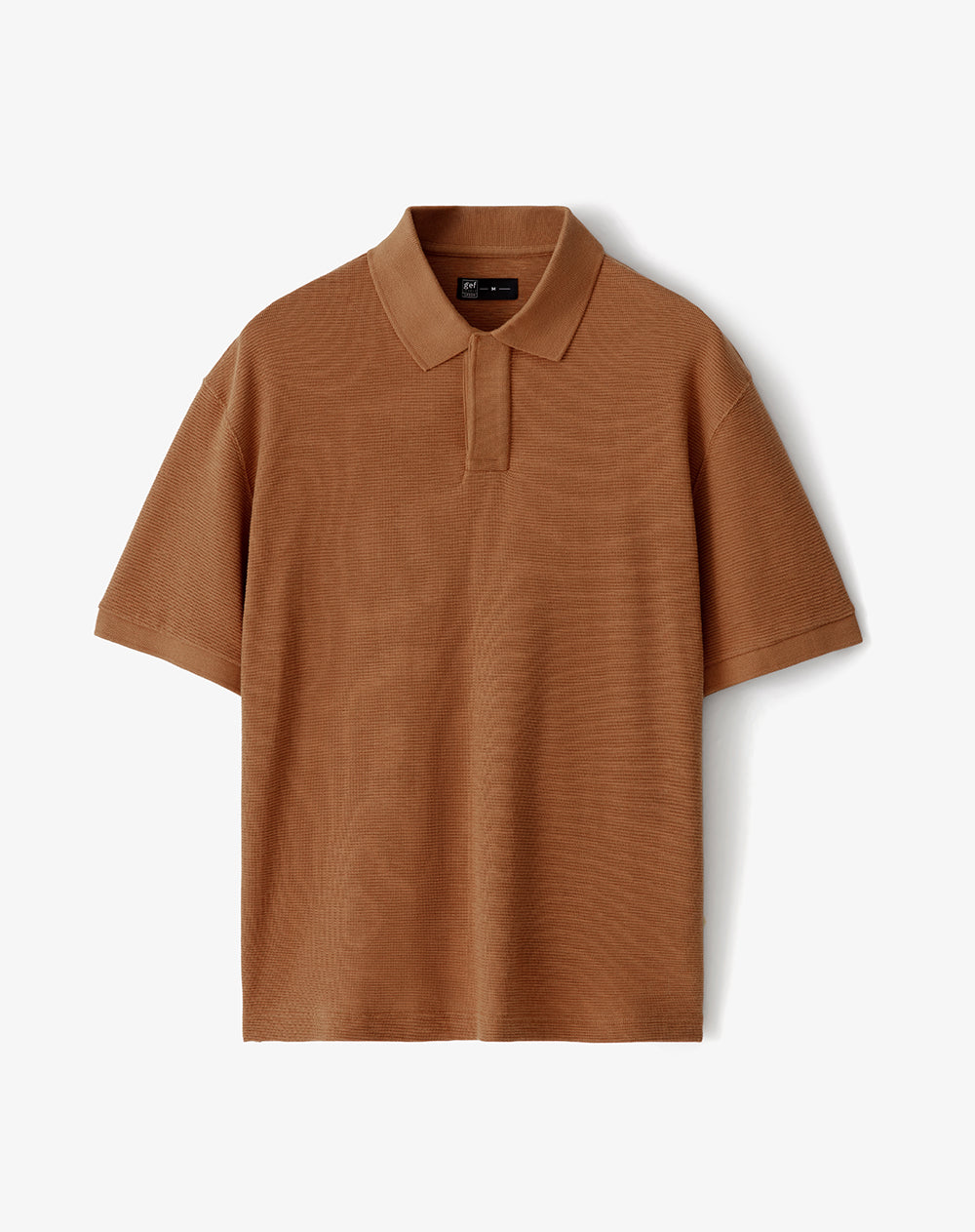 Polo regular algodón caramelo hombre
