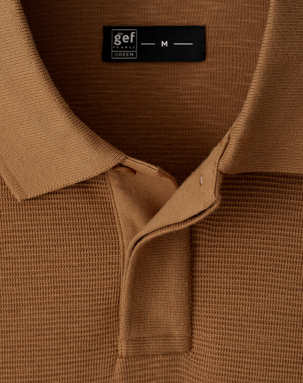Polo regular algodón caramelo hombre