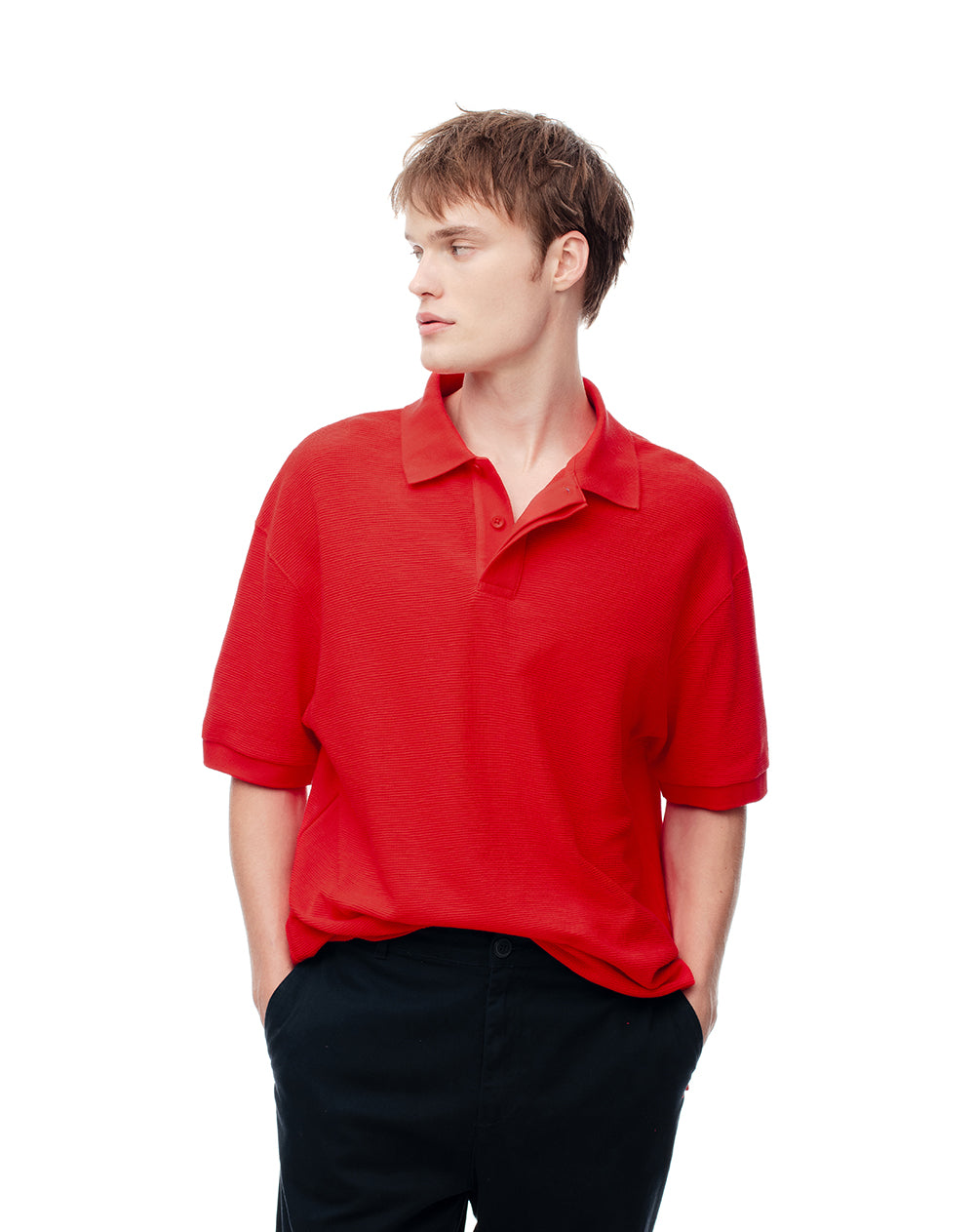 Polo regular fit roja