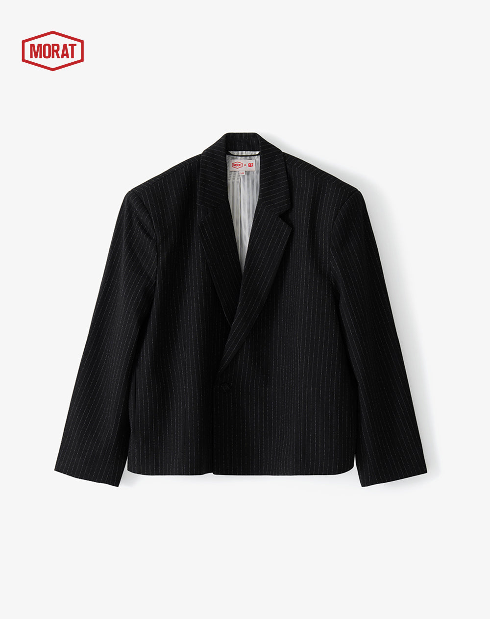 Blazer cropped negro unisex GEF | MORAT