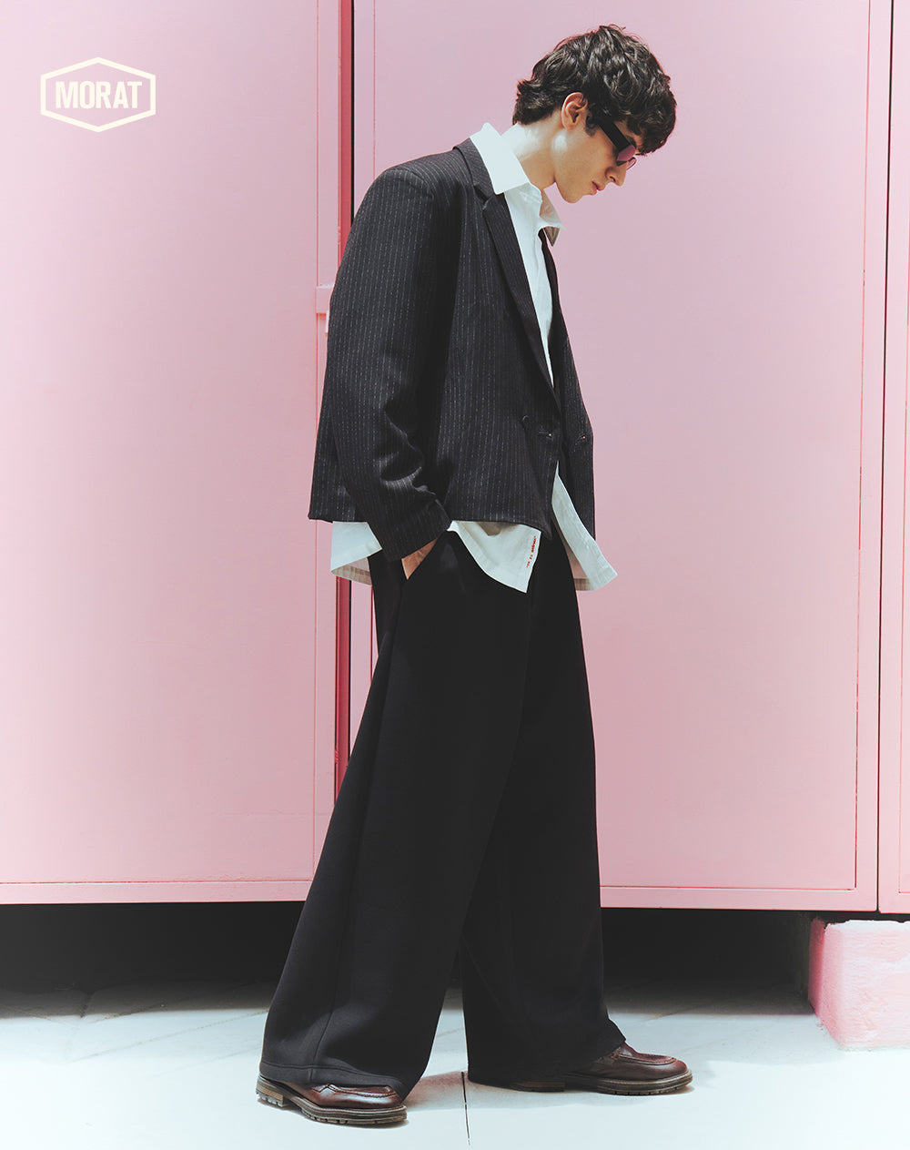 Blazer cropped negro unisex GEF | MORAT