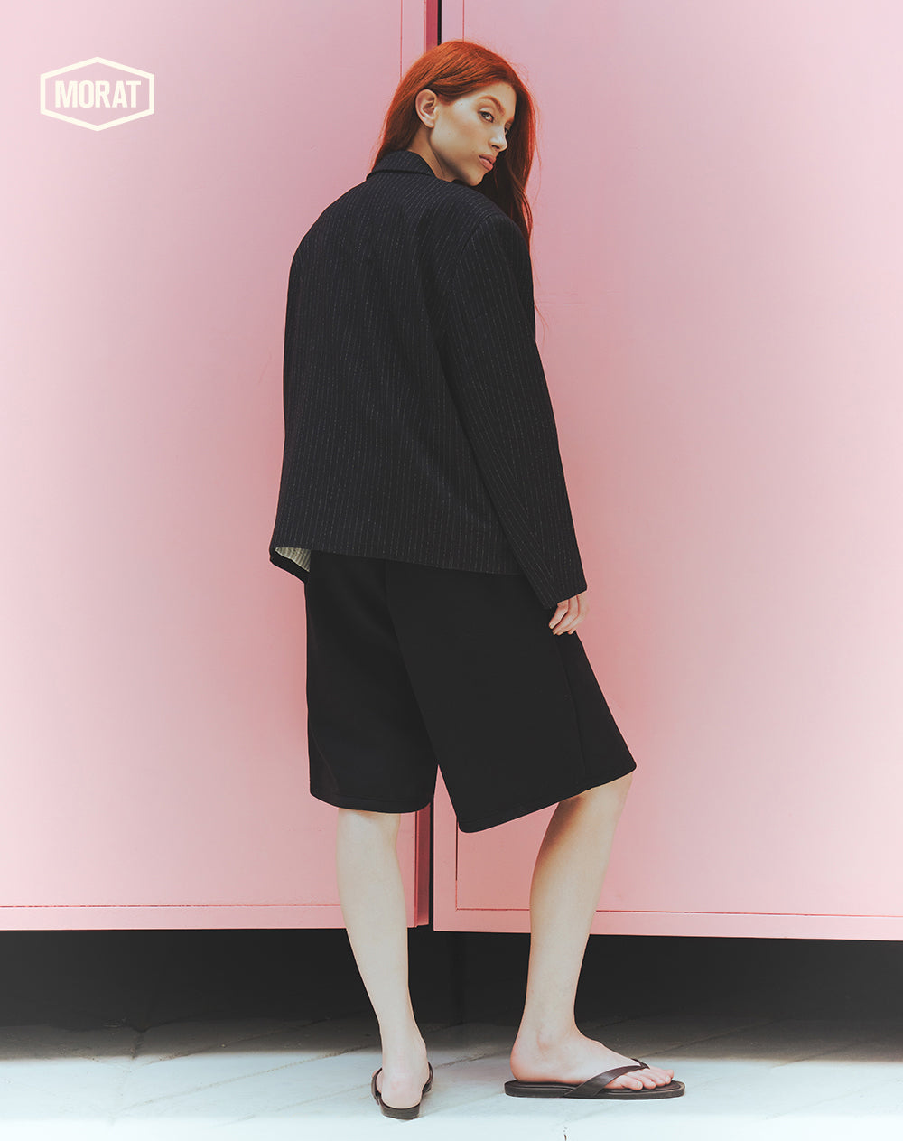 Blazer cropped negro unisex GEF | MORAT
