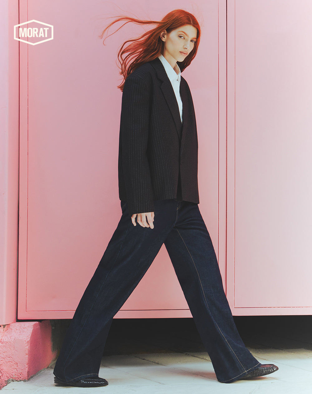 Blazer cropped negro unisex GEF | MORAT