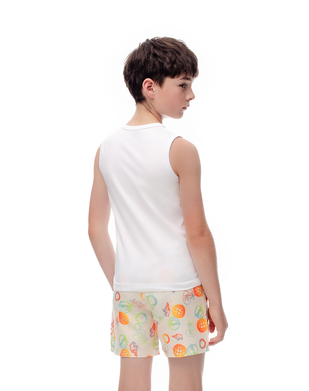 Camiseta regular fit blanca