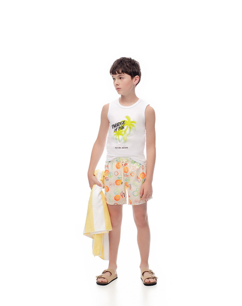 Camiseta regular fit blanca