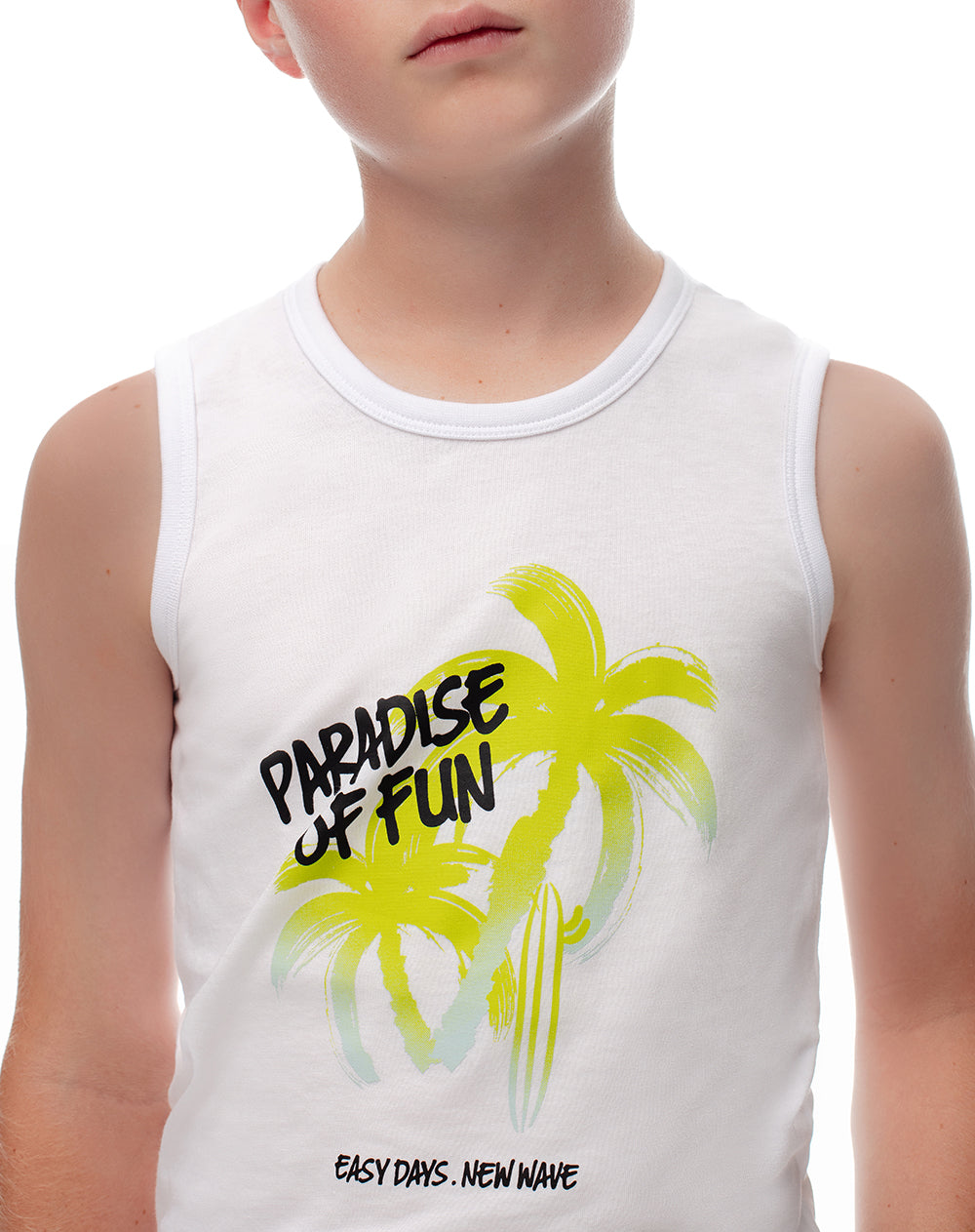 Camiseta regular fit blanca