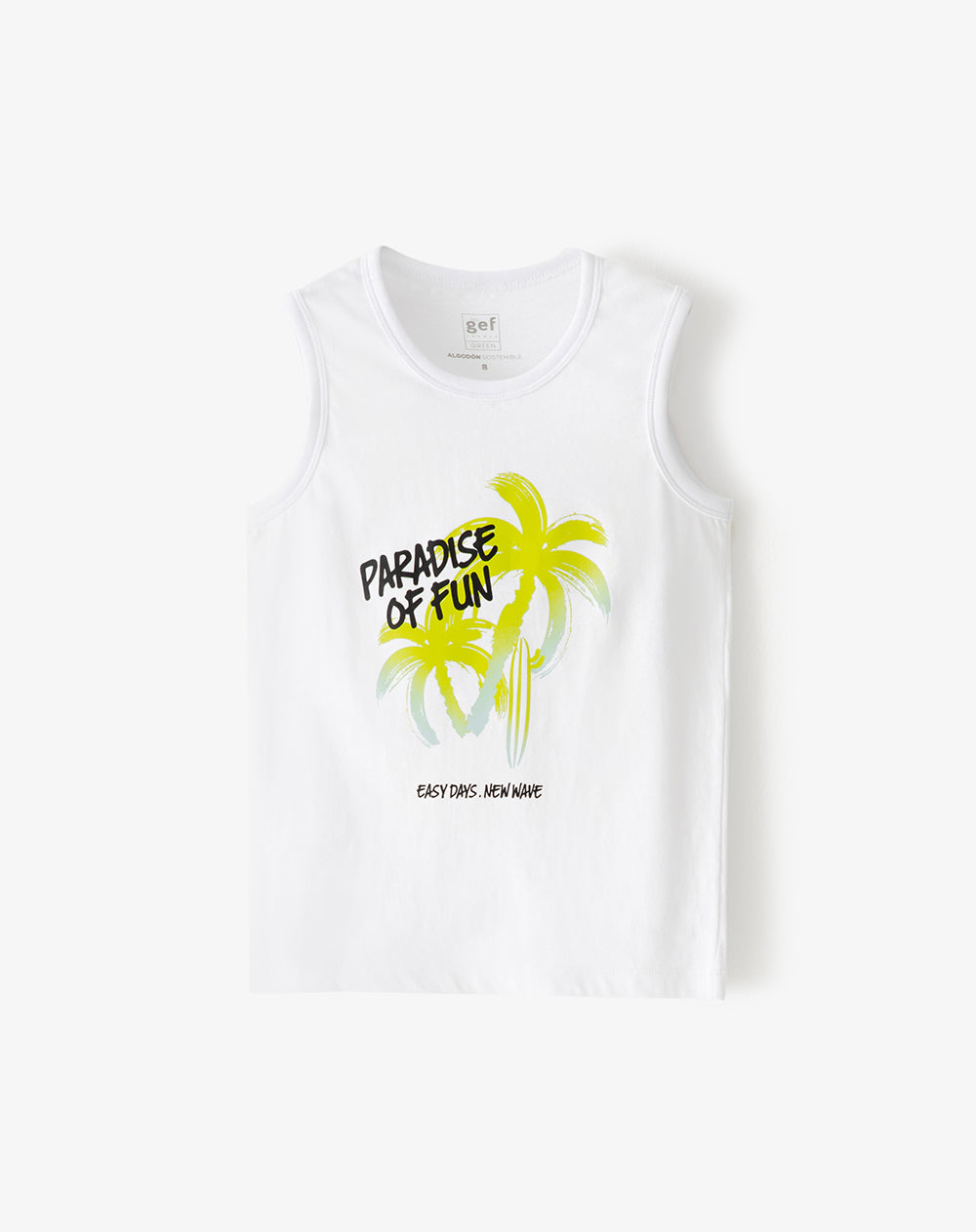 Camiseta regular fit blanca