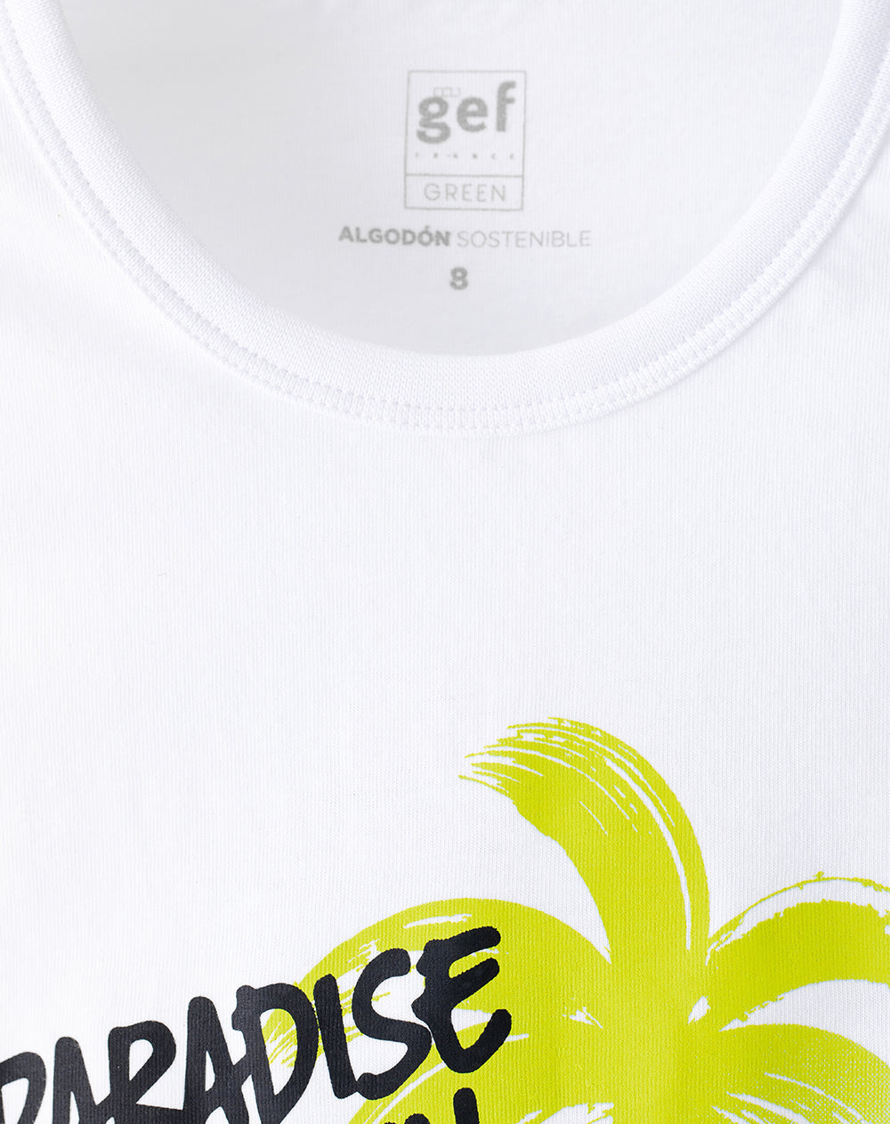 Camiseta regular fit blanca