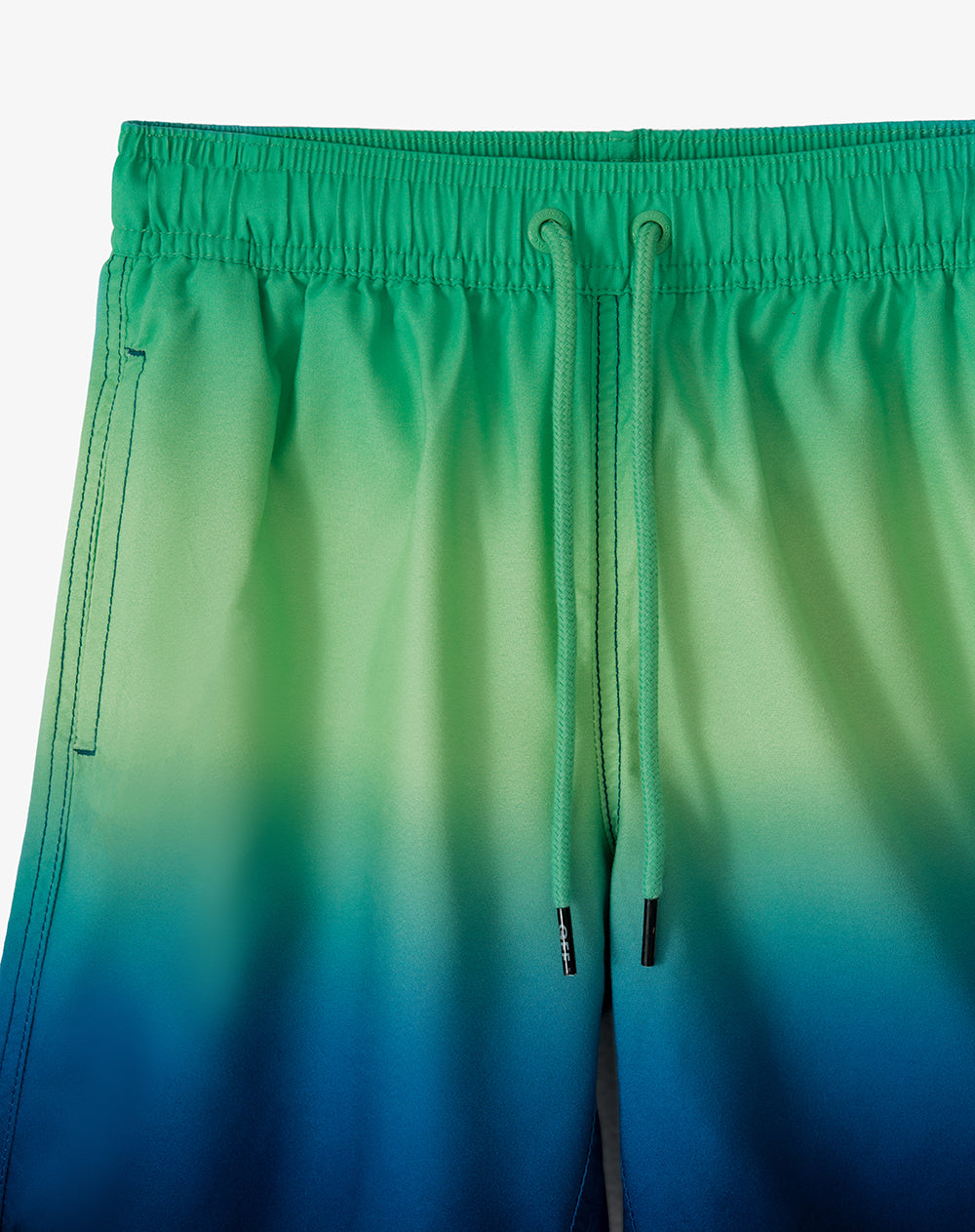 Short pantaloneta azul estampado