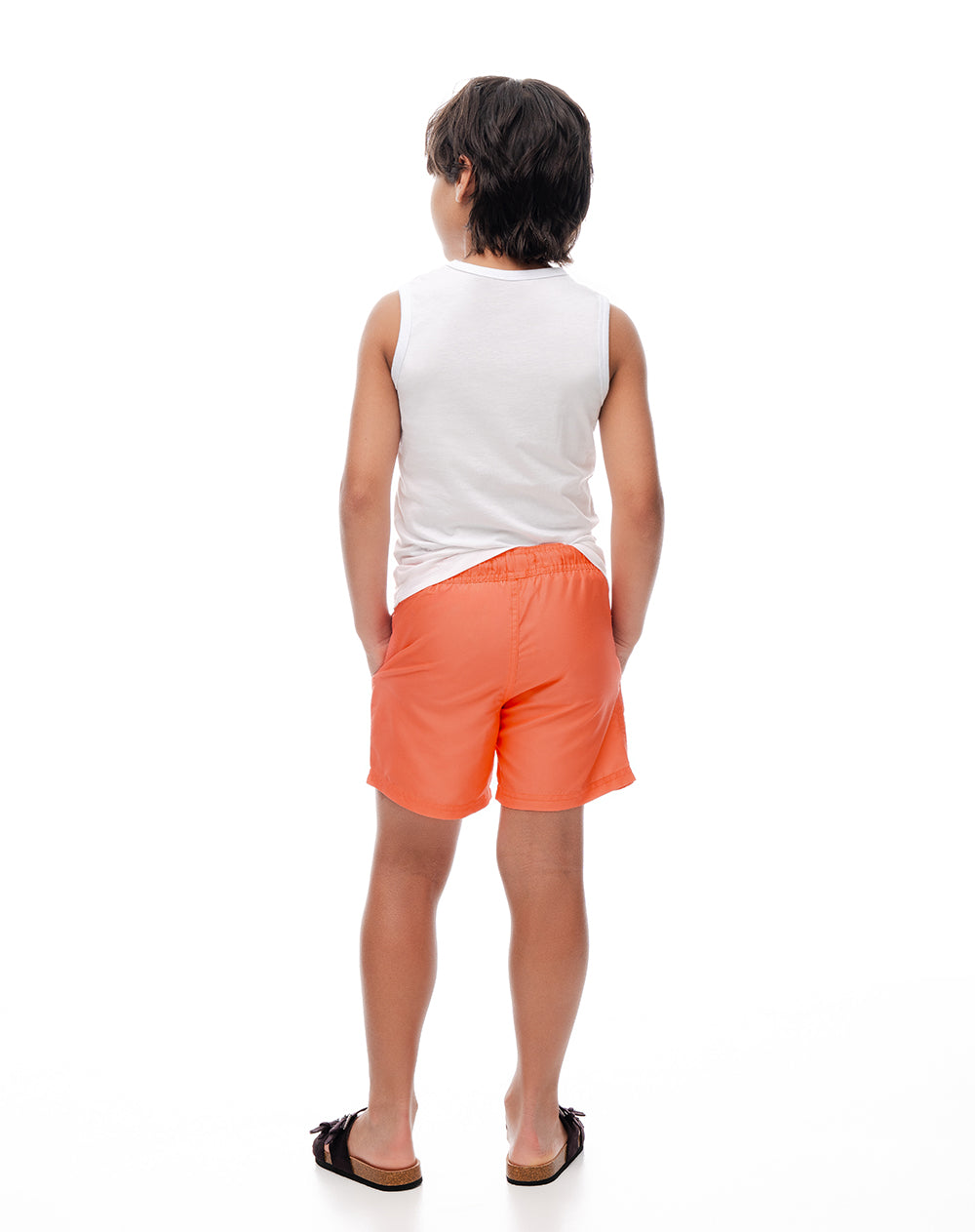 Short pantaloneta coral niño