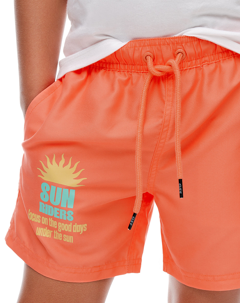 Short pantaloneta coral niño