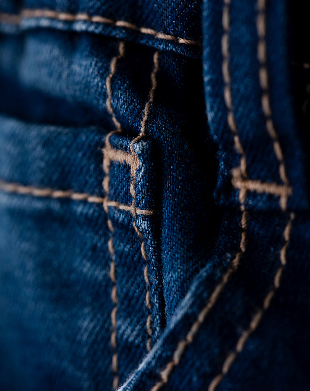 Jean Beri slim fit tiro medio indigo