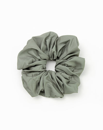 Scrunchie para el cabello verde mujer