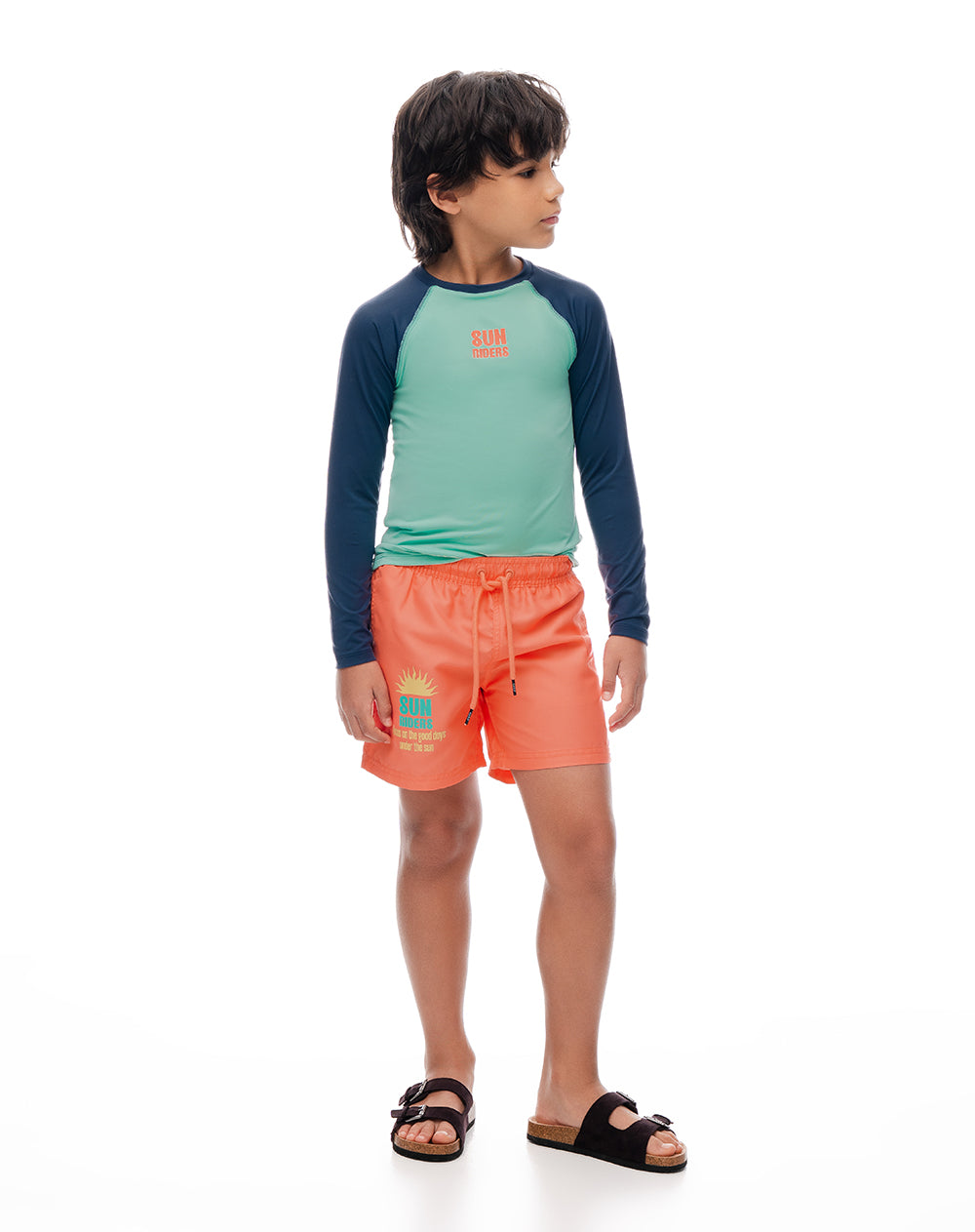2 camisetas regular manga larga surtida niño