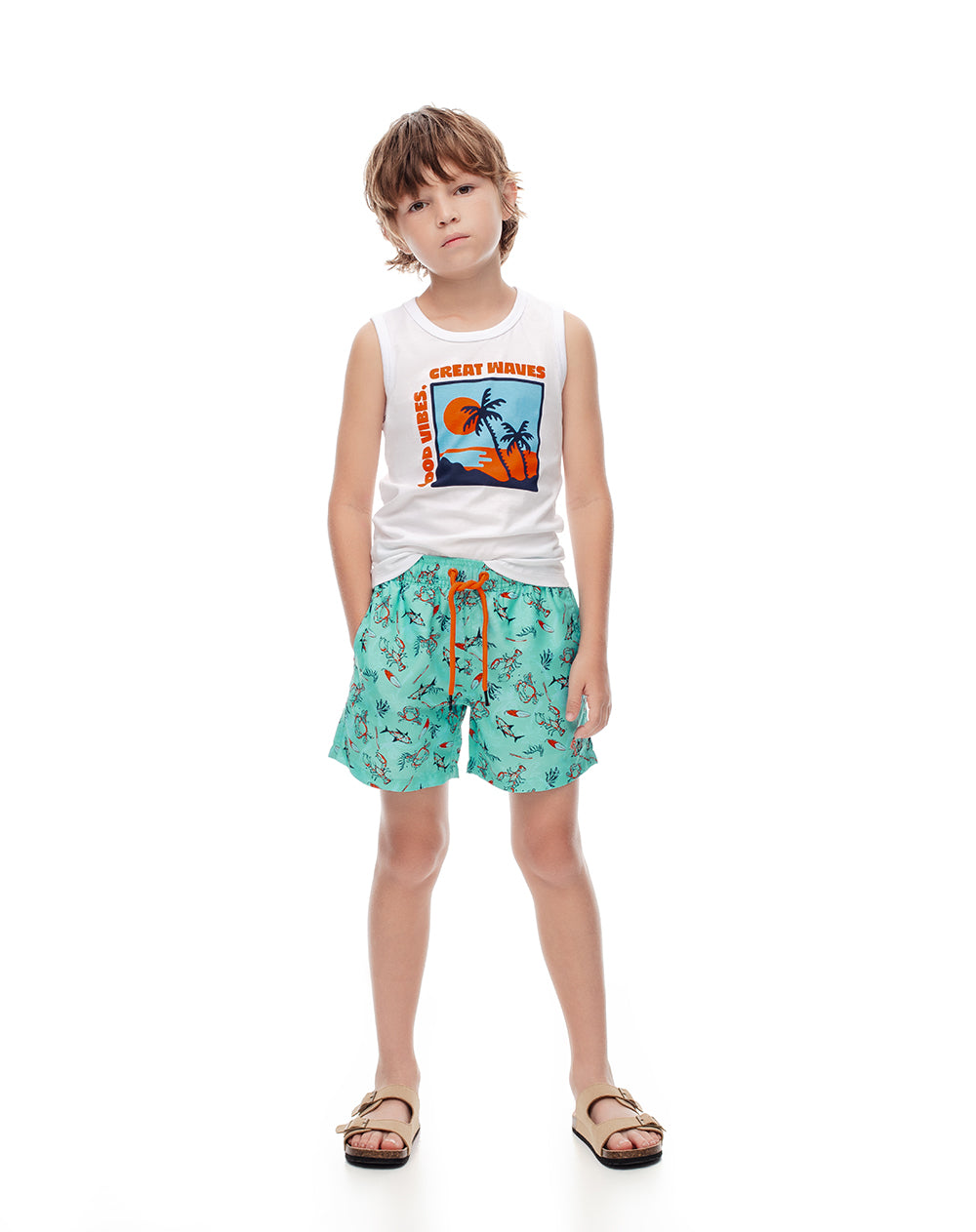 Camiseta regular fit blanca