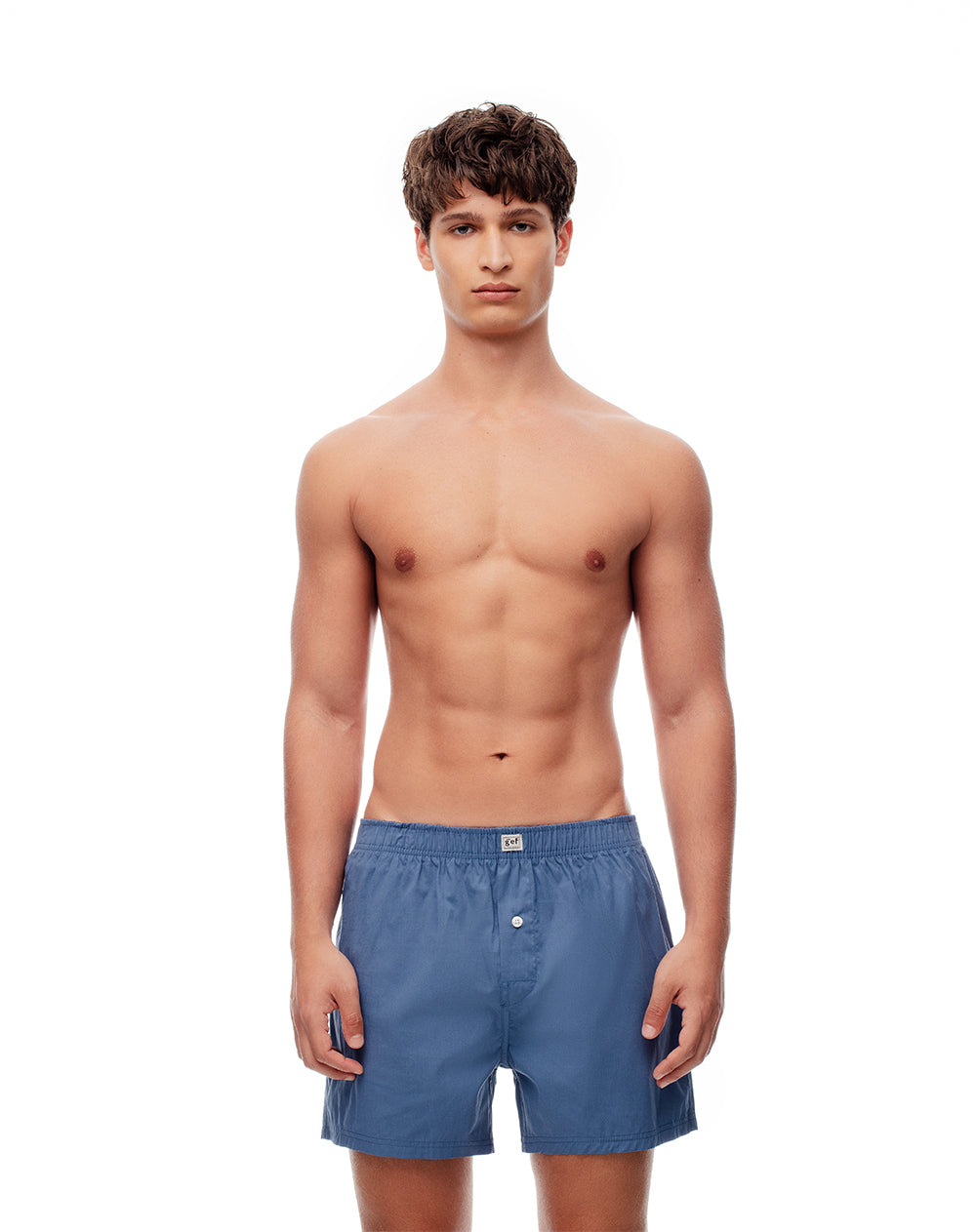 Bóxer medio amplio algodón x3unds surtido