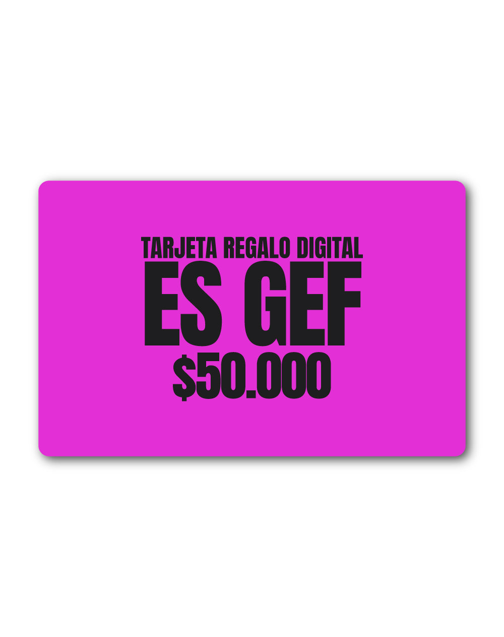 Bono de regalo digital $50.000