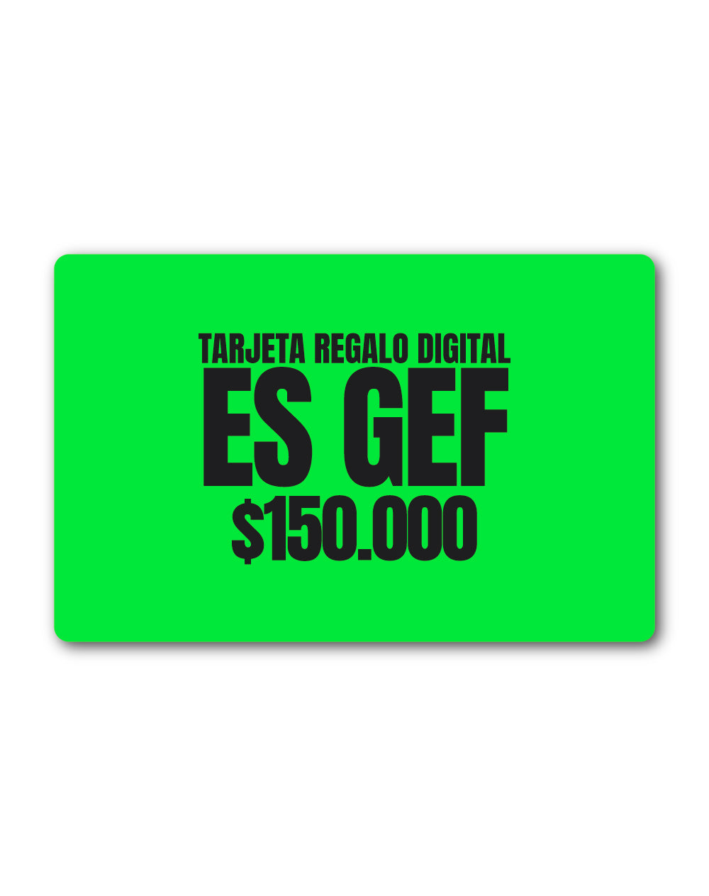 Bono de regalo digital $150.000