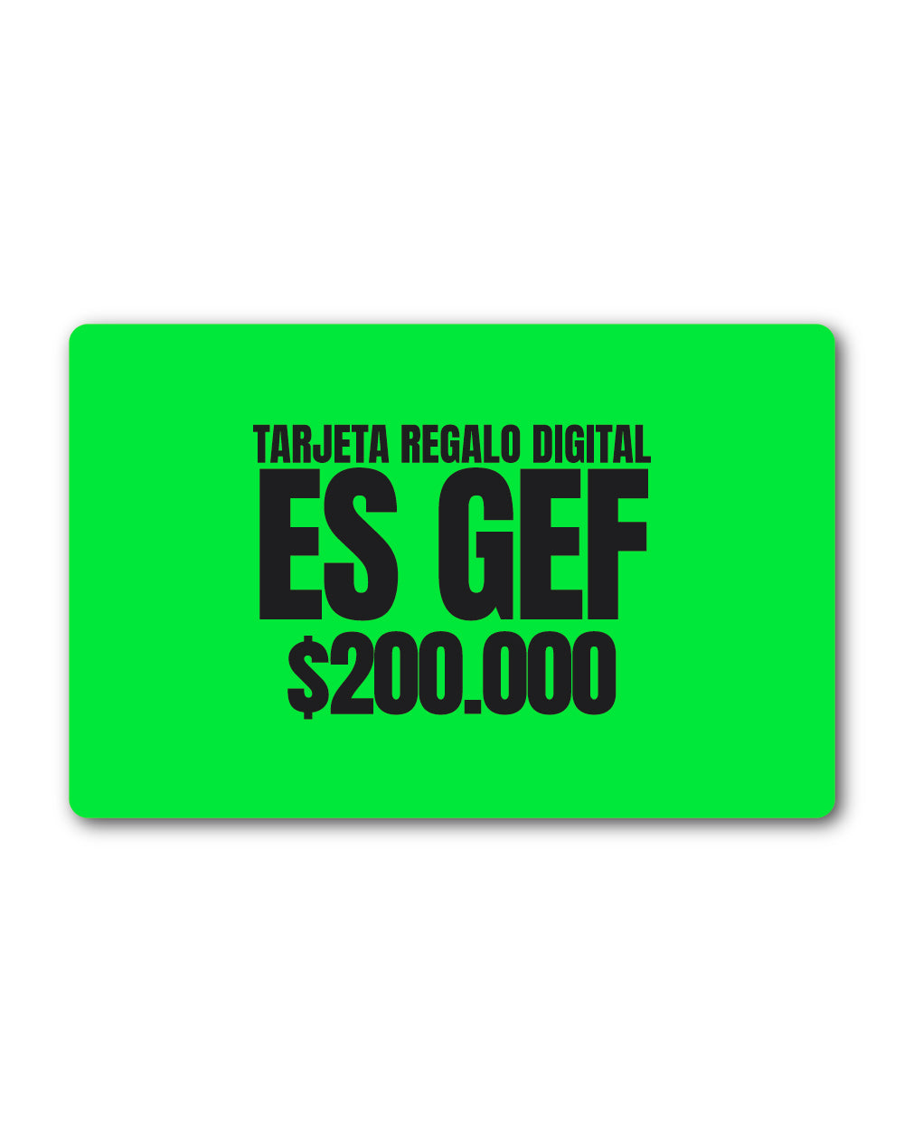 Bono de regalo digital $200.000