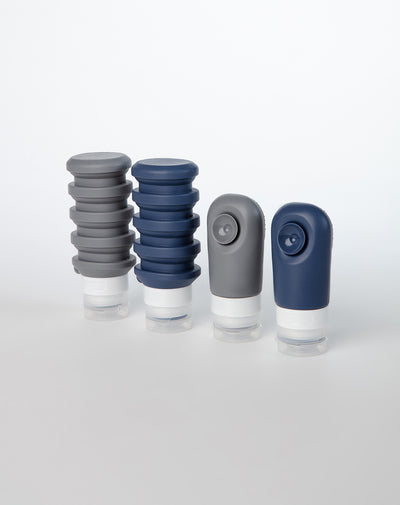 Set de 4 envases viajeros surtidos