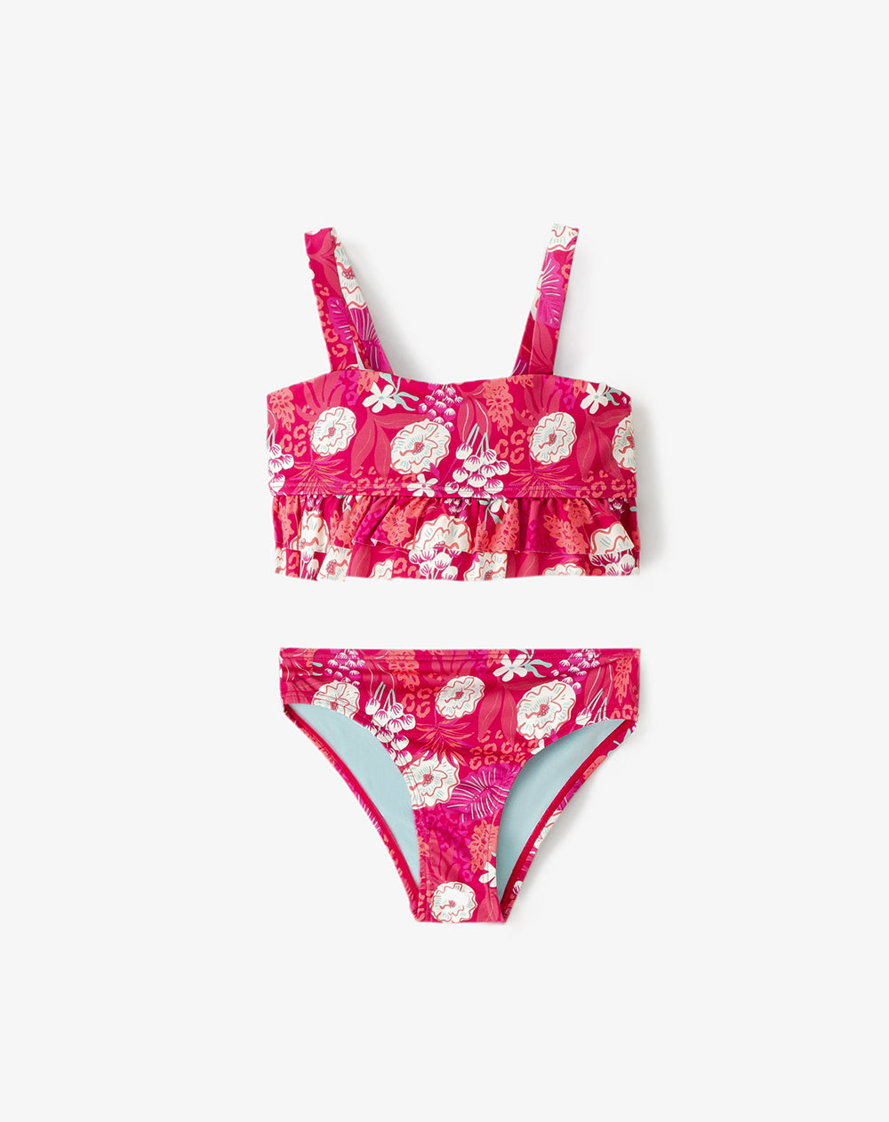 Vestido de baño rosado estampado
