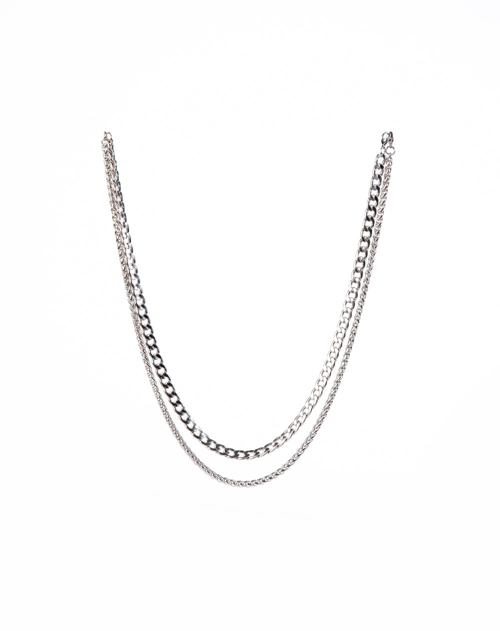 Collar plateado