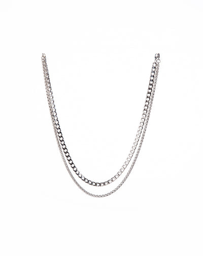Collar plateado