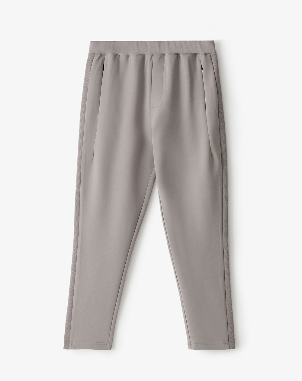 Jogger relaxed fit tiro medio taupe