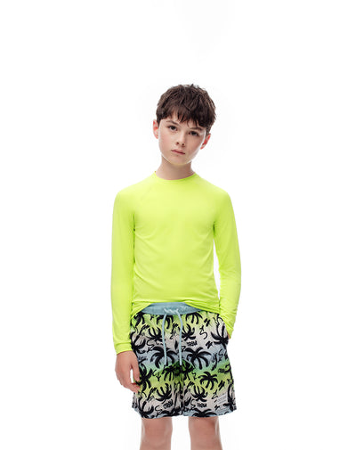 Short pantaloneta azul estampado