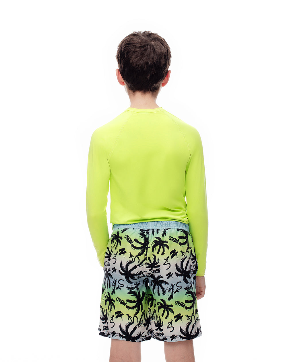 Short pantaloneta azul estampado
