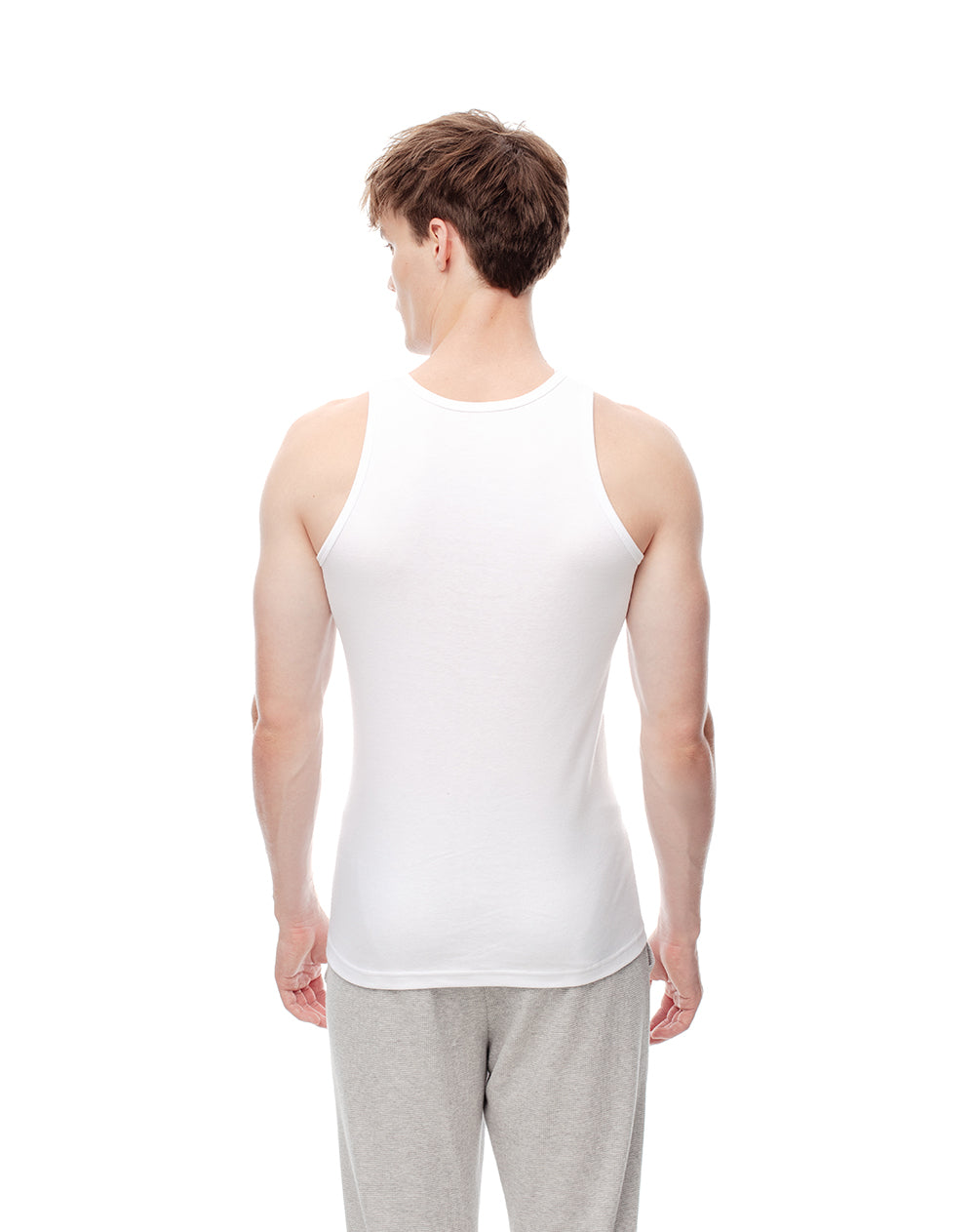 Camiseta slim fit blanca