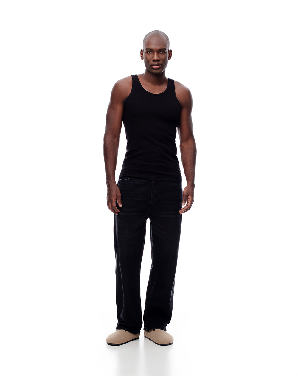 2 camisetas slim fit negra