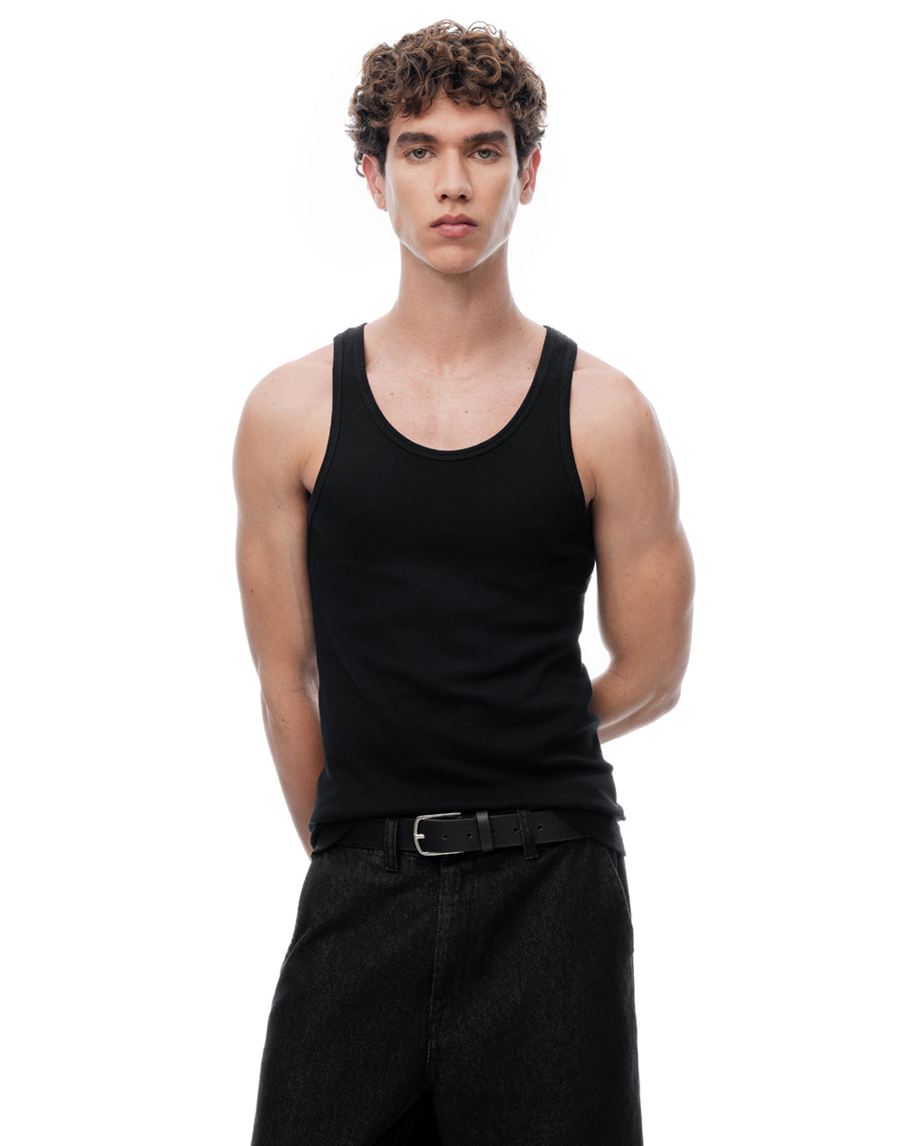 Camiseta ted negra hombre