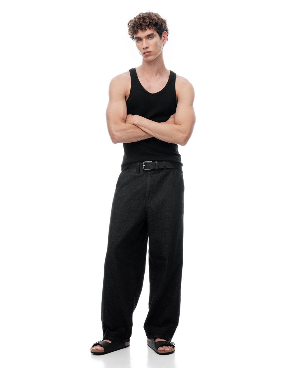 Camiseta ted negra hombre