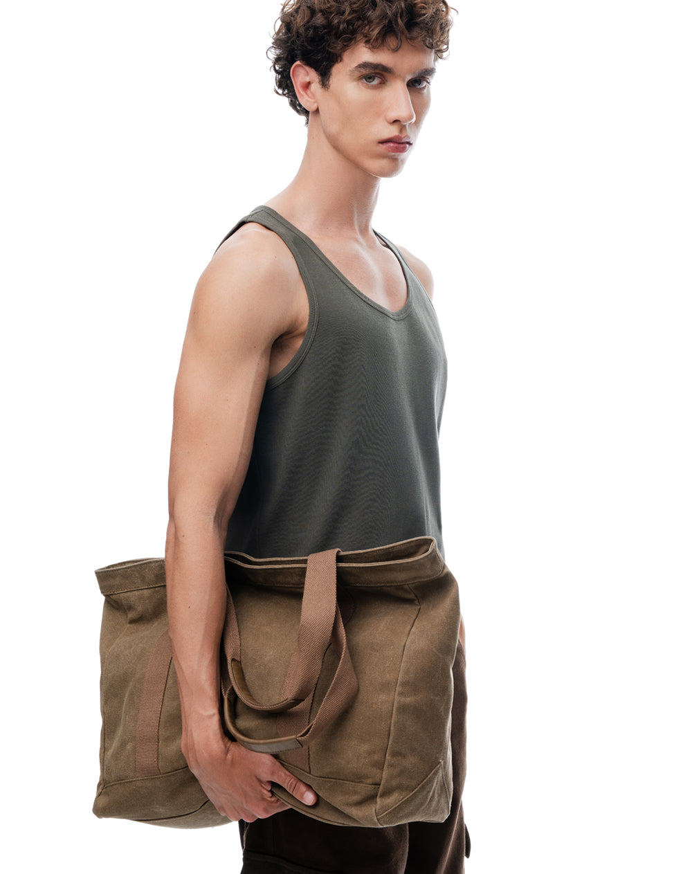 Camiseta ted verde oliva hombre