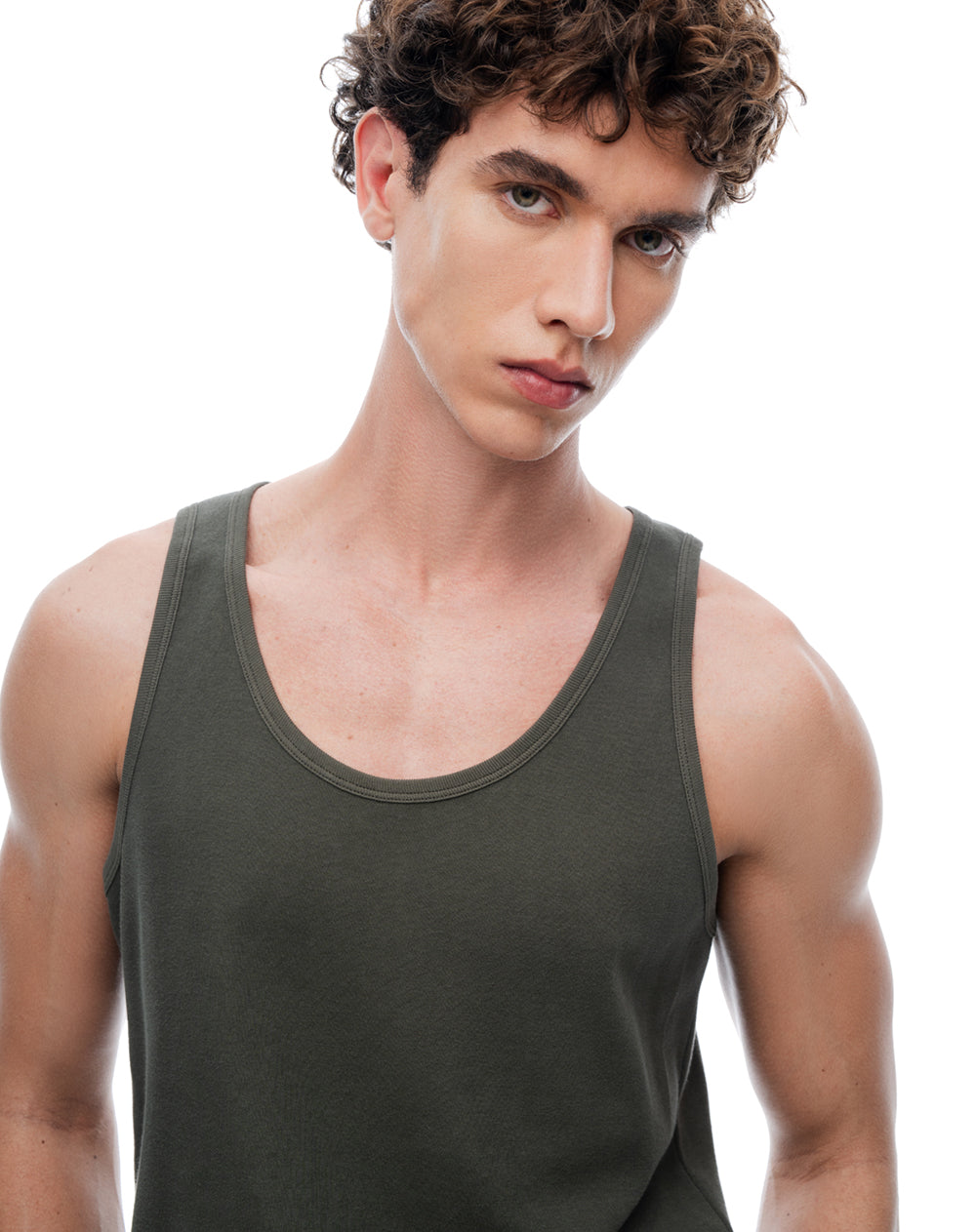 Camiseta ted verde oliva hombre