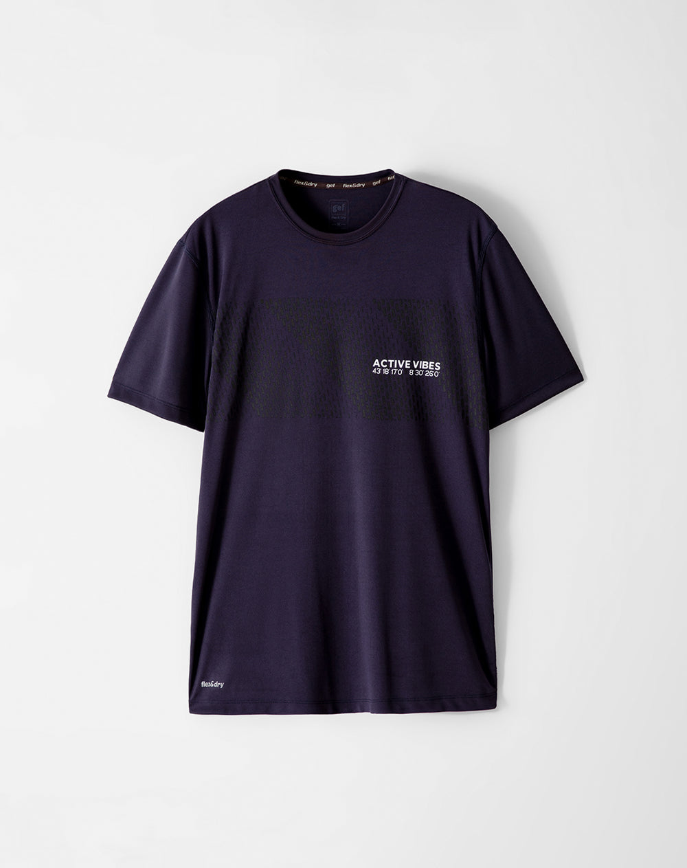 Camiseta deportiva control humedad azul hombre