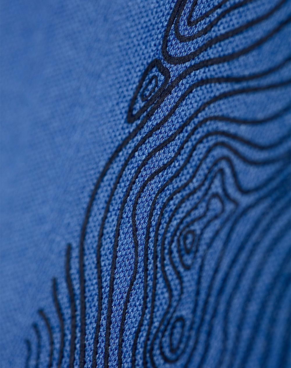 Camiseta slim fit manga corta azul