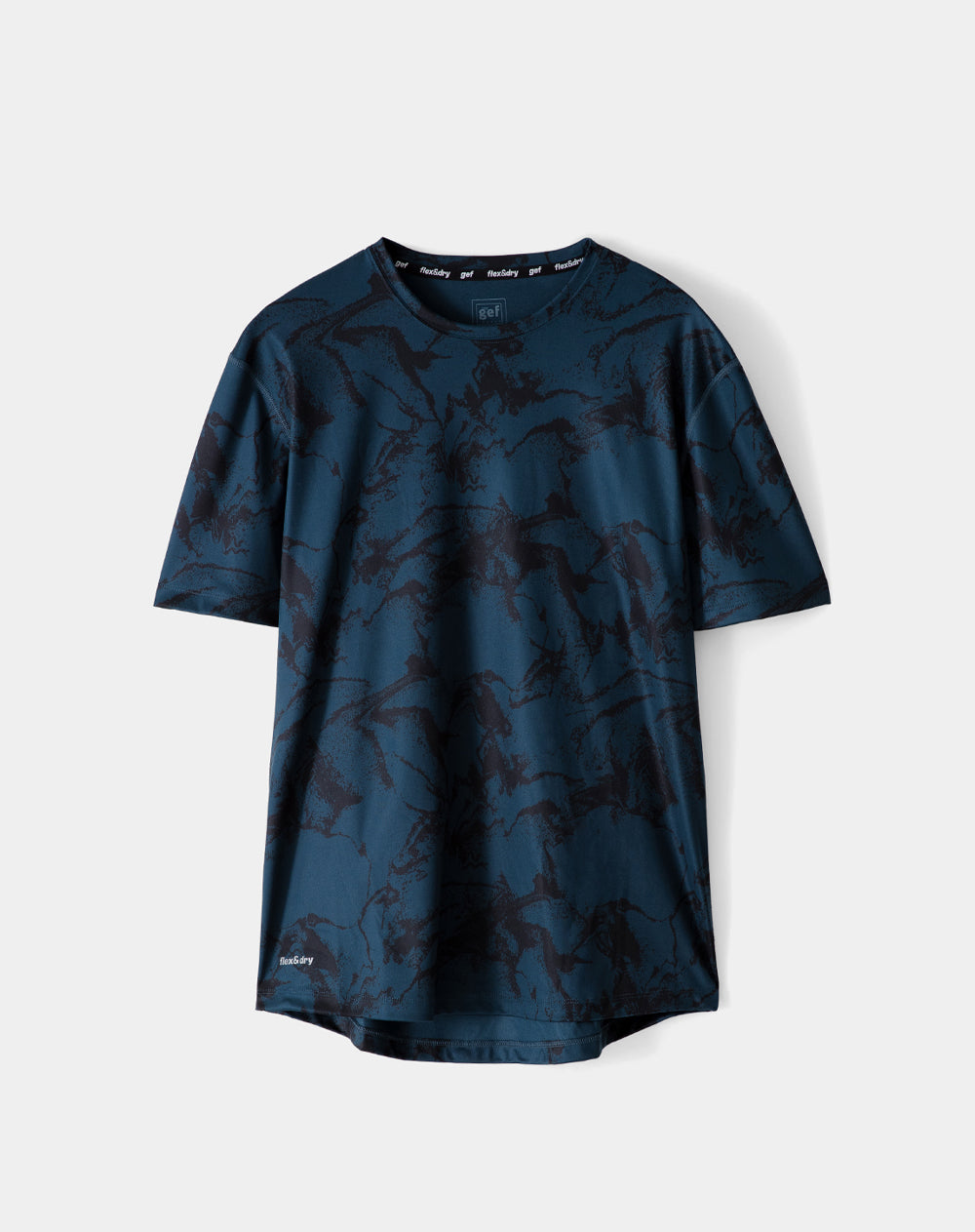 Camiseta deportiva control humedad estampada hombre