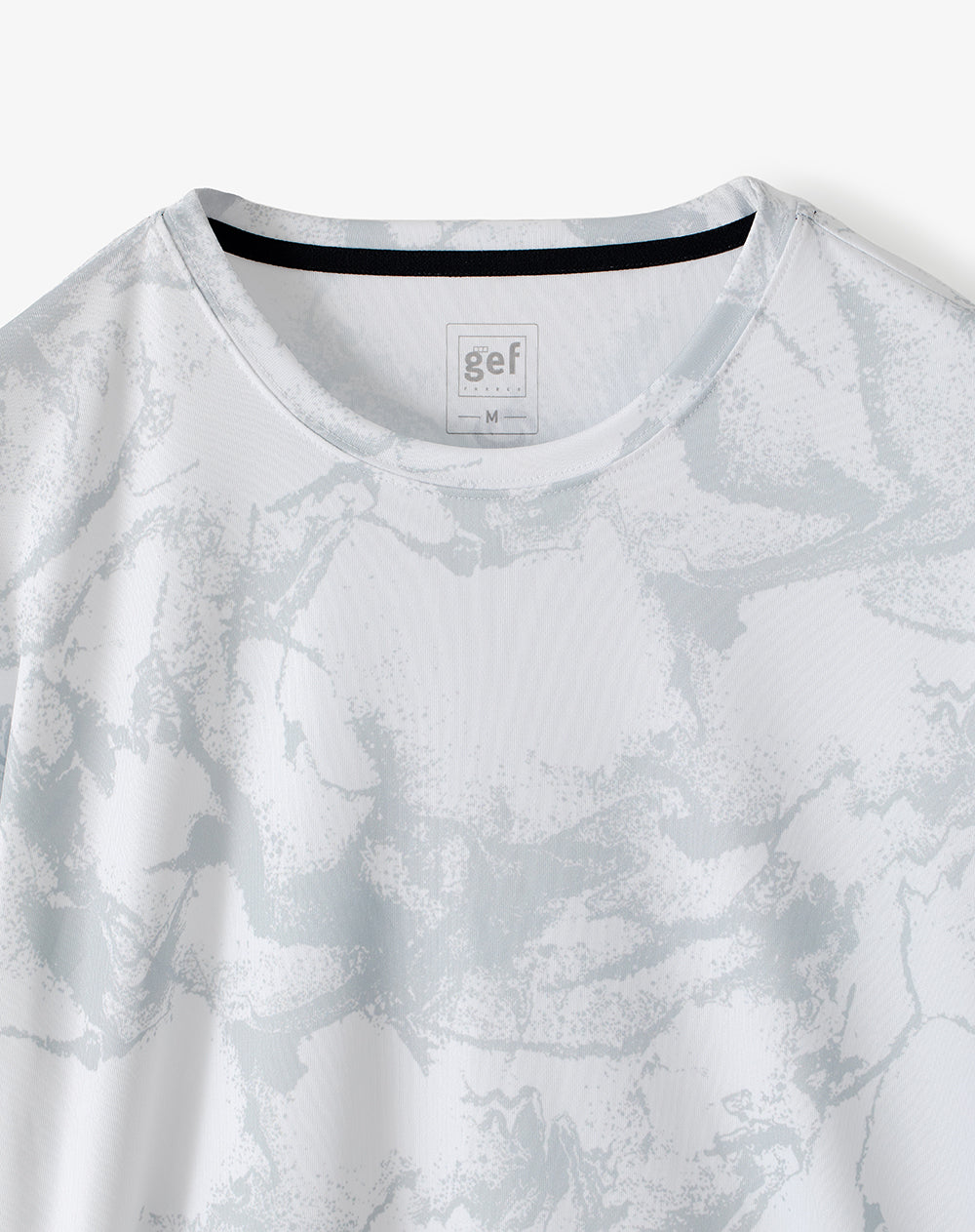 Camiseta deportiva control humedad estampada hombre