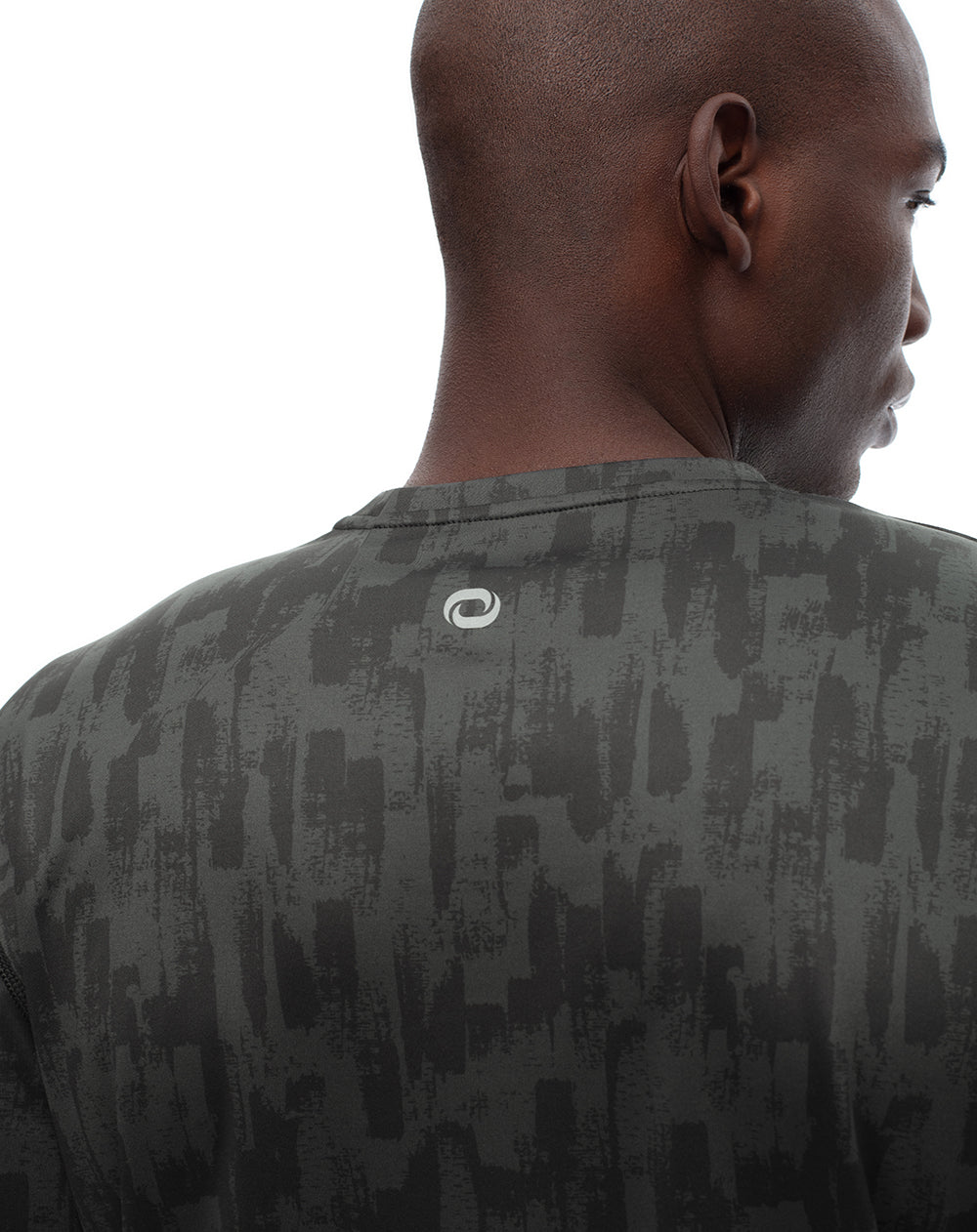 Camiseta deportiva control humedad estampada hombre
