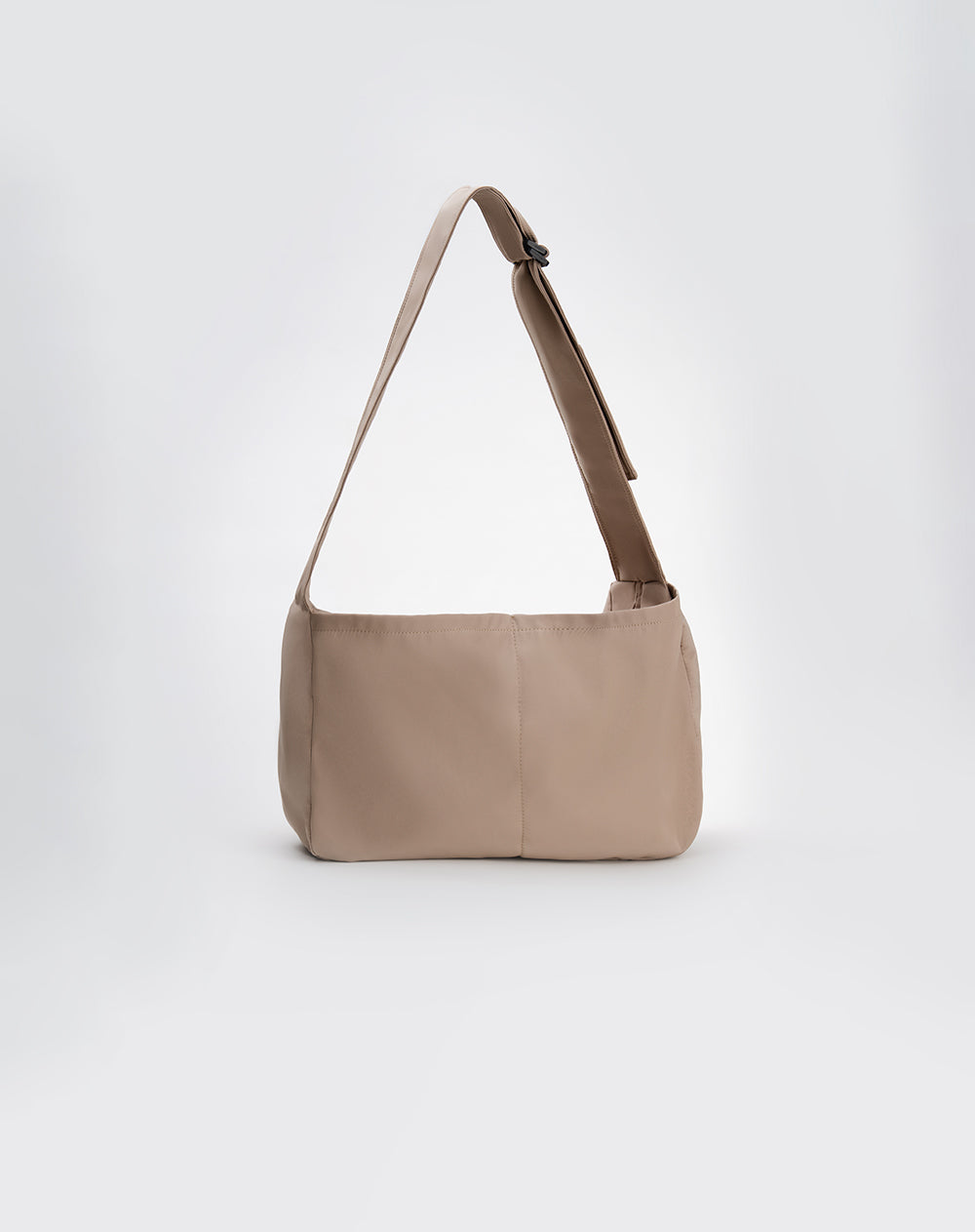 Bolso bandolera rectangular beige