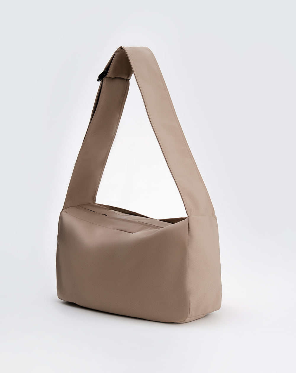 Bolso bandolera rectangular beige