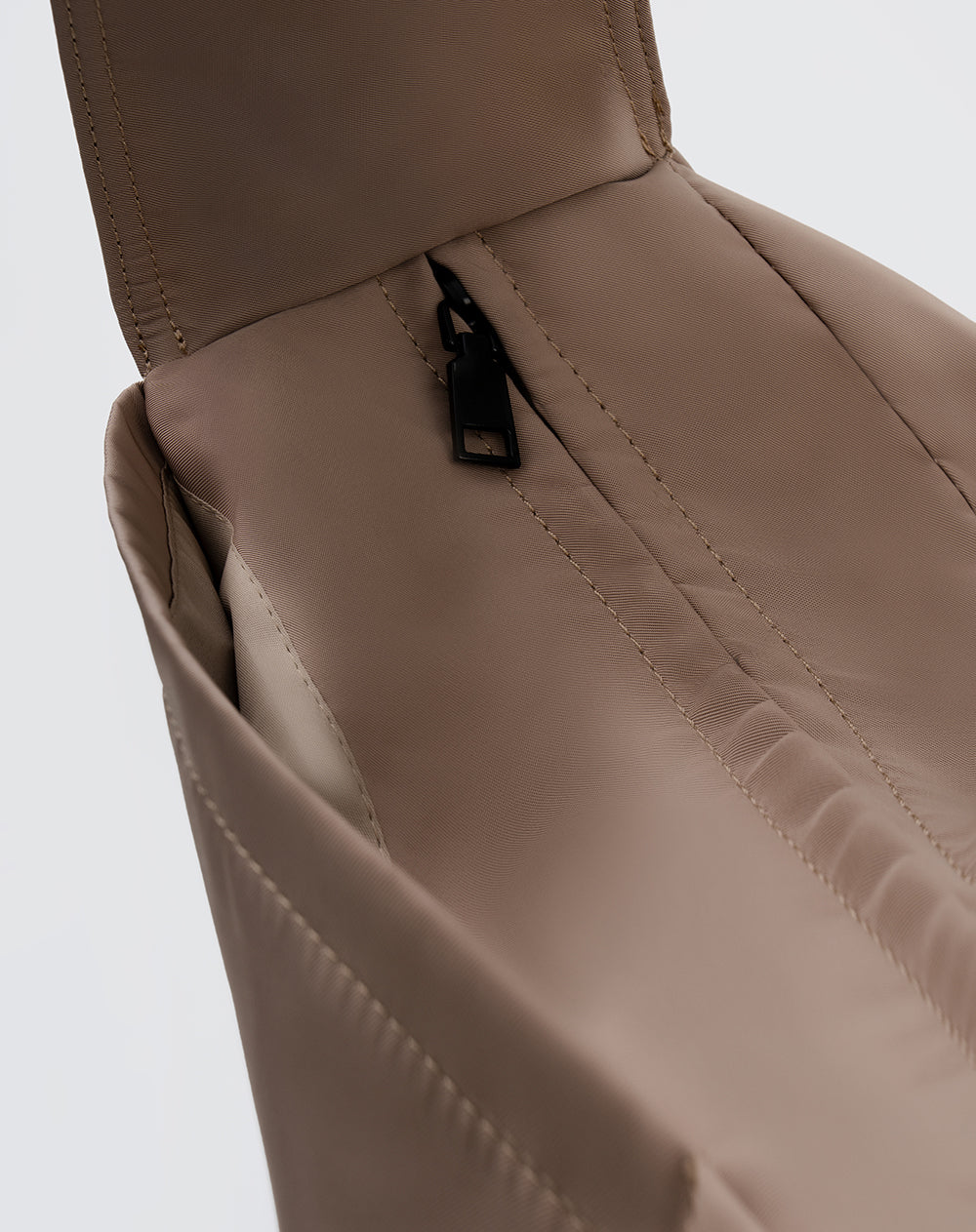 Bolso bandolera rectangular beige