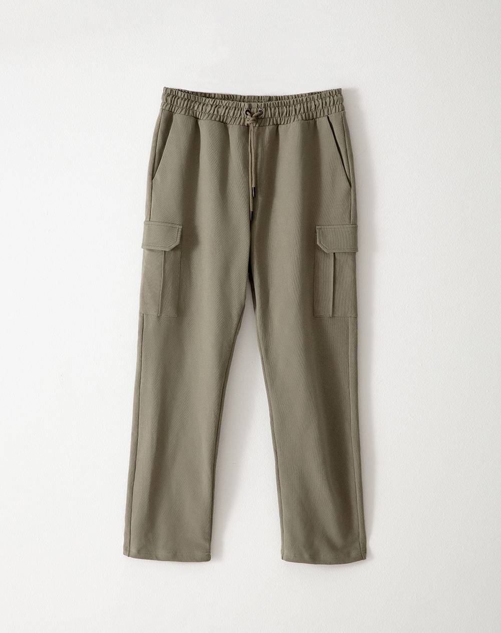 Jogger regular fit tiro medio verde