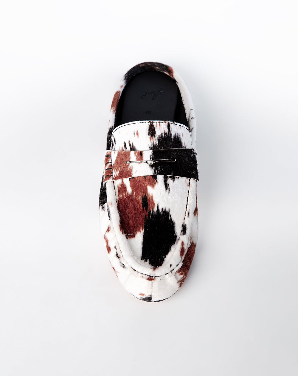 Mocasines efecto piel print mujer