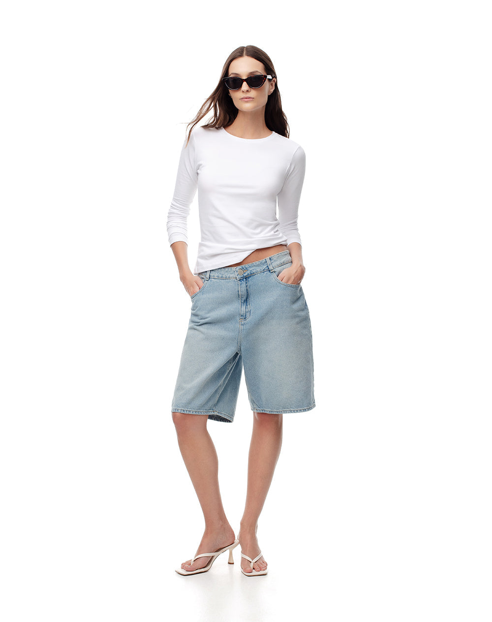 Pack x2 camibuzo slim algodón blanco + negro mujer